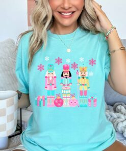 Bella or Comfort Colors Mint Pastel Nutcracker Tee Christmas Shirts