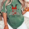 Bella or Comfort Colors Ol’ Saint Thicc Funny Christmas Tee Workout Christmas Shirt