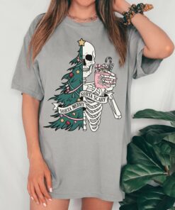 Bella or Comfort Colors Sorta Merry Sorta Scary Tee Christmas Shirts