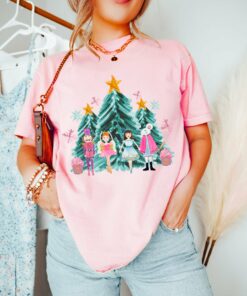 Bella or Comfort Colors Watercolor Nutcracker Tee Youth and Adult Options  Christmas Shirt