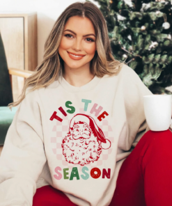 Bella or Gildan Tis The Season Sweatshirt Unisex Funny Christmas Sweatshirt