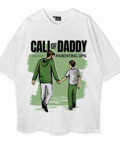 Call Of Daddy Parenting Ops Oversized T-Shirt