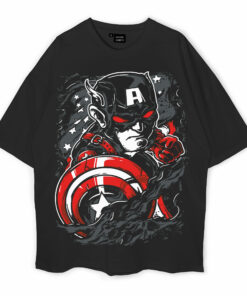 Captain America Marvel Oversized T-Shirt