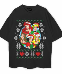 Christmas At The Princess Oversized T-Shirt