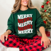 Christmas Youth and Adult Merry and Bright Sweatshirt Christmas Sweatshirt