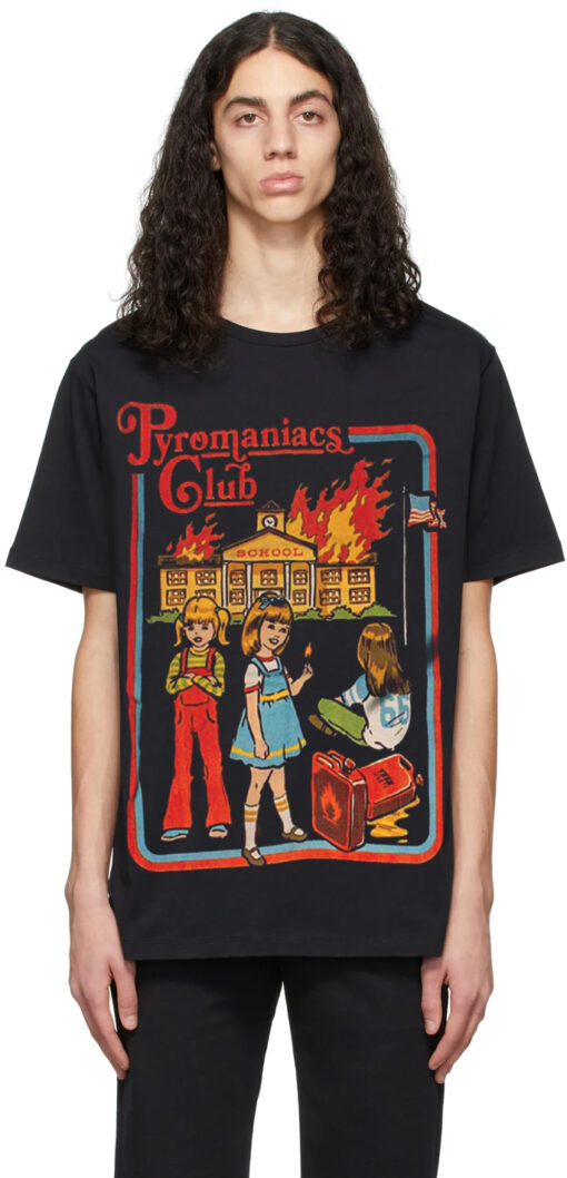 Club Pyromaniacs Oversized Drop T-Shirt