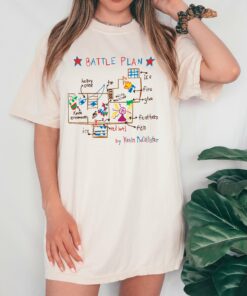 Comfort Colors Battle Plan Christmas Home Security Funny Christmas Tee