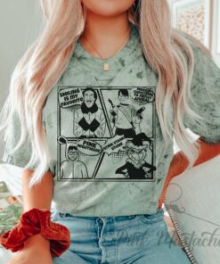 Comfort Colors Color Blast Christmas Characters Comics Shirt Unisex Funny Christmas Shirt