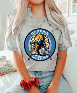 Comfort Colors Color Blast Grizzlies Injured  Retro Shirt