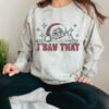 Comfort Colors Color Blast I Saw That Funny Santa Sweatshirt Unisex Funny Christmas Sweatshirt