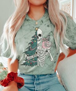 Comfort Colors Color Blast Sorta Merry Sorta Scary Tee Christmas Shirts