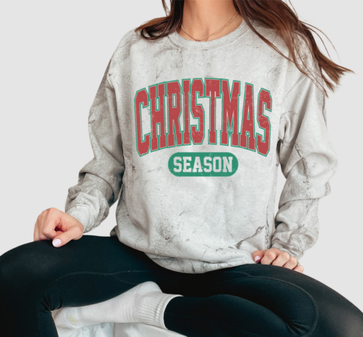 Comfort Colors Color Christmas Season Sweatshirt Unisex Funny Christmas Sweatshirt