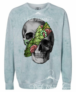 Comfort Colors Colorblast Christmas Skull Sweatshirt
