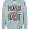 Comfort Colors Colorblast Merry and Bright Sweatshirt