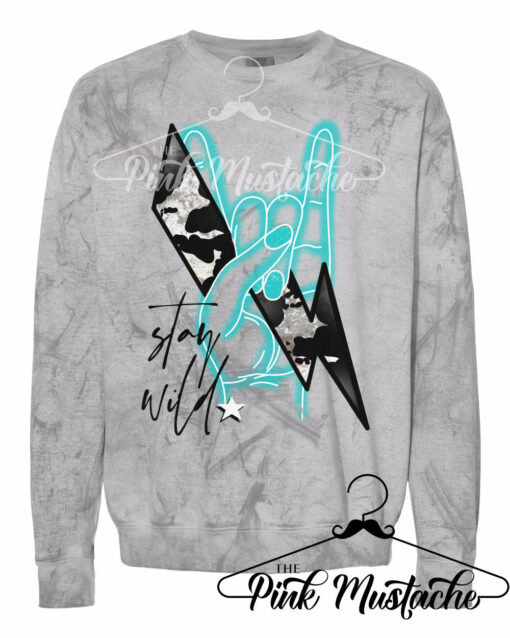 Comfort Colors Colorblast Stay Wild Rocker Sweatshirt