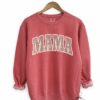 Comfort Colors Crimson Leopard Mama Quality Sweatshirt