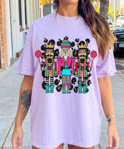 Comfort Colors Leopard Nutcracker Christmas TeeChristmas Orchid Shirt