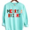Comfort Colors Merry and Bright Christmas Sweatshirt