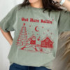 Comfort Colors Out Here Ballin’ Christmas Santa Baseball Shirt