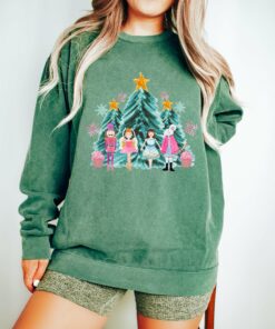 Comfort Colors Pastel Nutcrackers Christmas Sweatshirt