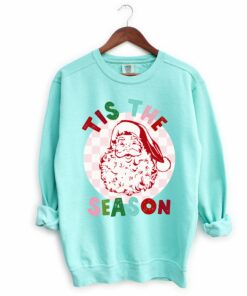 Comfort Colors Tis The Season Sweatshirt Unisex Christmas Sweatshirt Multiple Colors