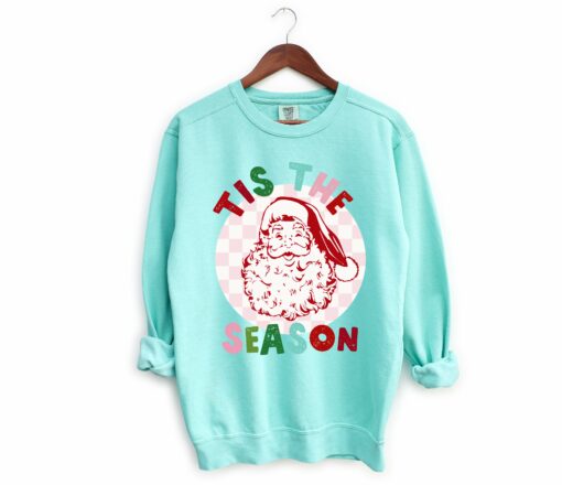 Comfort Colors Tis The Season Sweatshirt Unisex Christmas Sweatshirt Multiple Colors