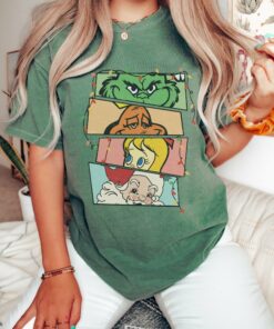 Comfort Colors or Bella Canvas Brand Green Christmas Movie Tee