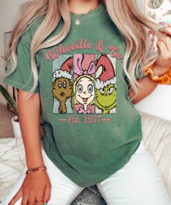 Comfort Colors or Bella Canvas Brand Green Christmas Movie and Co. Tee