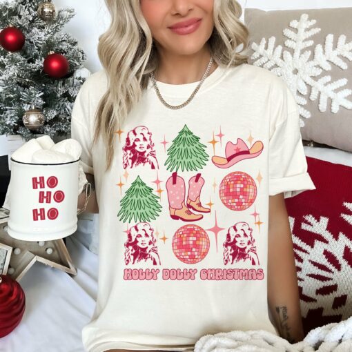 Comfort Colors or Bella Canvas Holly Dolly Christmas – Shirt