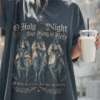 Comfort Colors or Bella Canvas Oh Holy Night – Our King Is Here Christmas Shirt Youth and Adult Sizes Nativity Christmas Tees  Christmas T-Shirt
