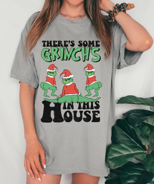 Comfort Colors or Bella Canvas There’s Some Christmas In This House Whoville Tee