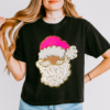 Cropped Comfort Colors Christmas Santa Tee