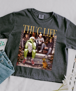 Cropped Comfort Colors Thug Life Christmas Popular Characters TeeChristmas Movie Shirt Adult Shirts