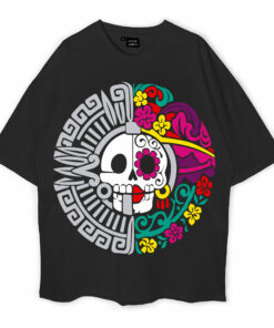 D�a De Los Muertos Oversized T-Shirt