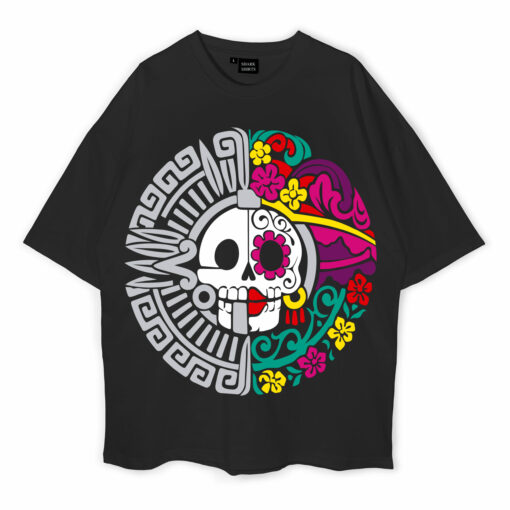 D�a De Los Muertos Oversized T-Shirt