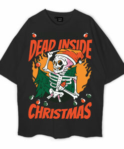 Dead Inside Christmas Oversized T-Shirt
