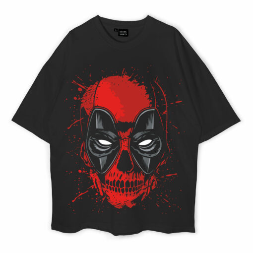 Deadpool Splatter Oversized T-Shirt