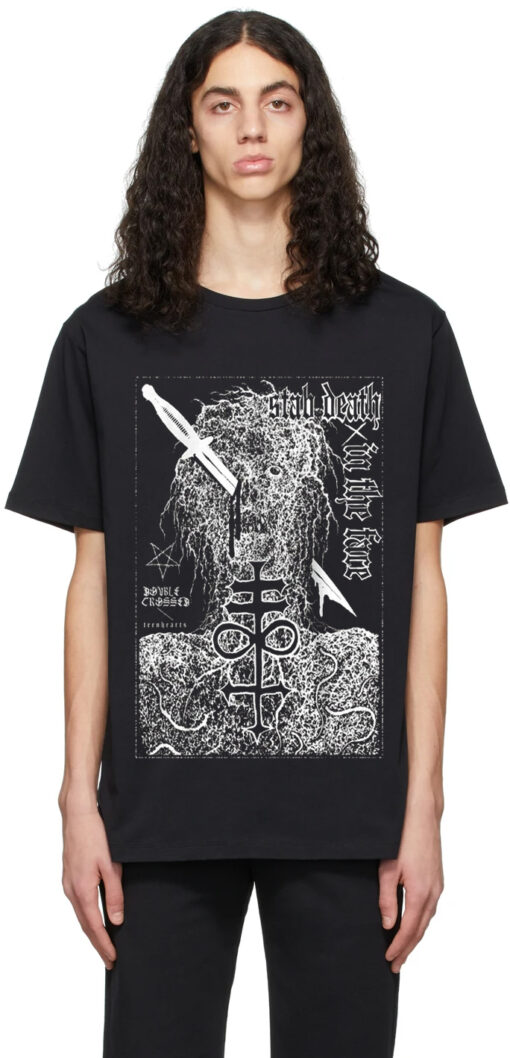 Death Stab Oversized Drop T-Shirt