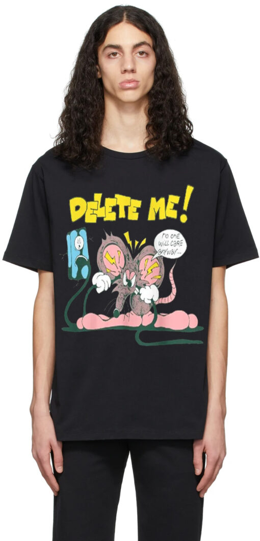 Delete Me Oversized Drop T-Shirt