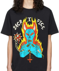 Demon Sacrifice Oversized Drop T-Shirt