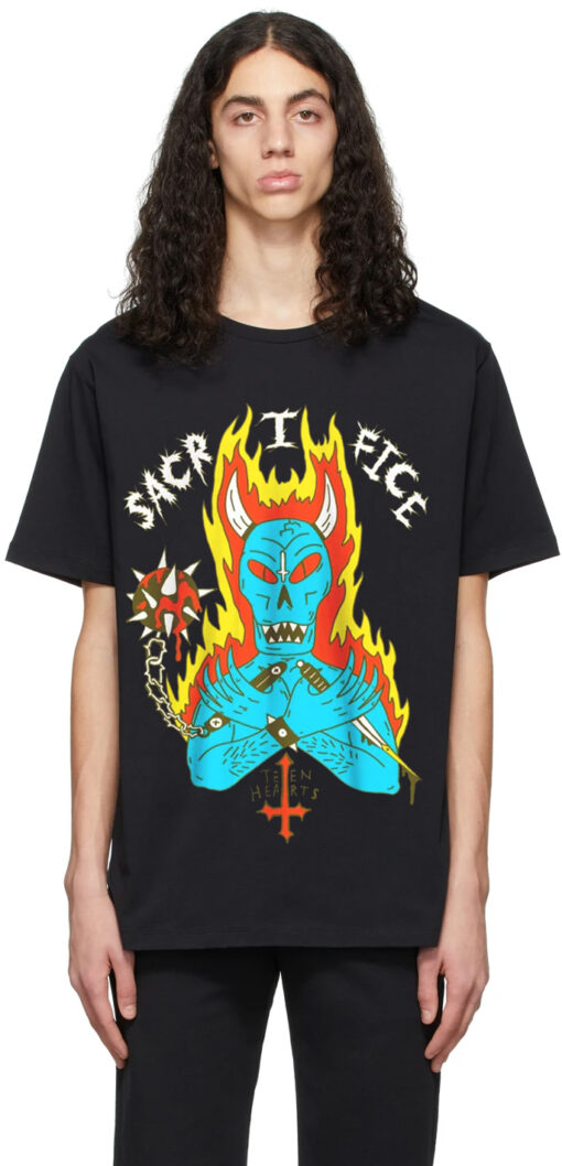 Demon Sacrifice Oversized Drop T-Shirt