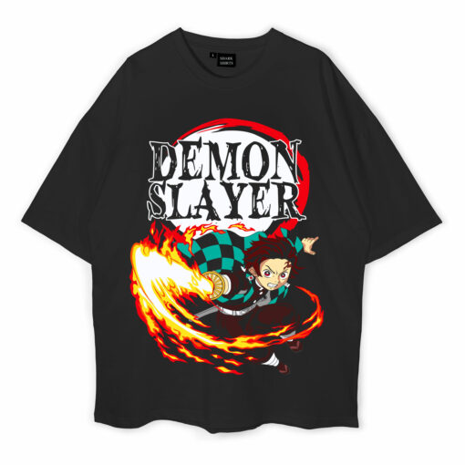 Demon Slayer Oversized T-Shirt – Shark Shirts