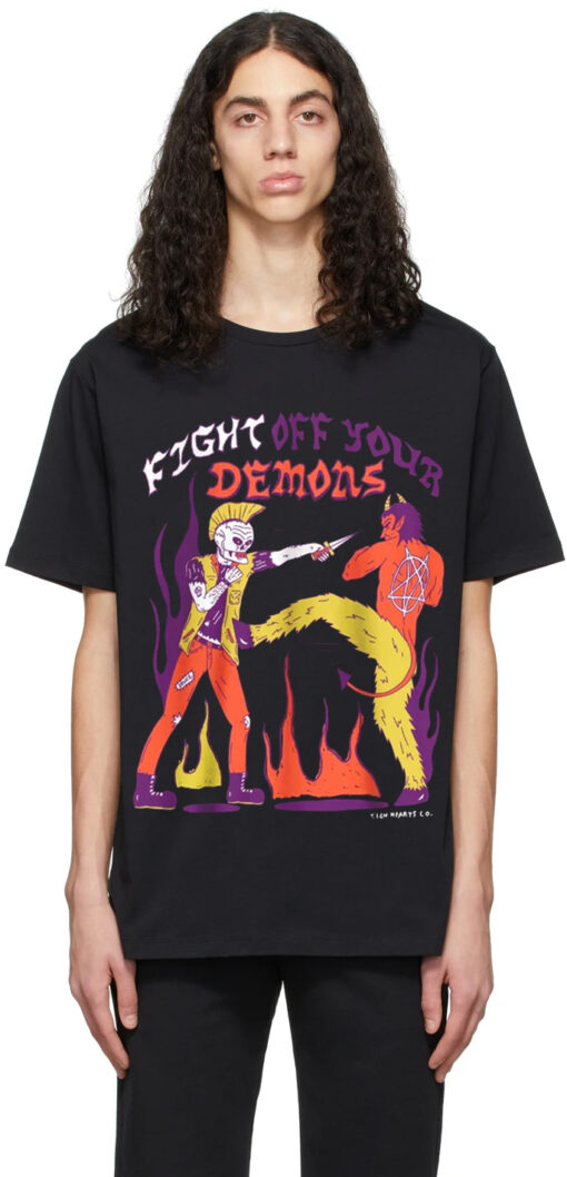 Demons Your Fight Oversized Drop T-Shirt