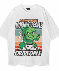 Dinosaur Cartoon Oversized T-Shirt