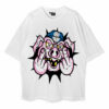 Dirty Pig With X Eyes And Double Middle Fingers Oversized T-Shirt