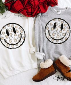 Distressed Smiley Face Sweatshirt Super Cute Unisex Sized Sweatshirt
