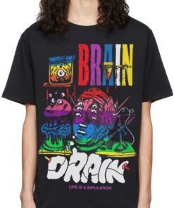 Drain Brain Oversized Drop T-Shirt