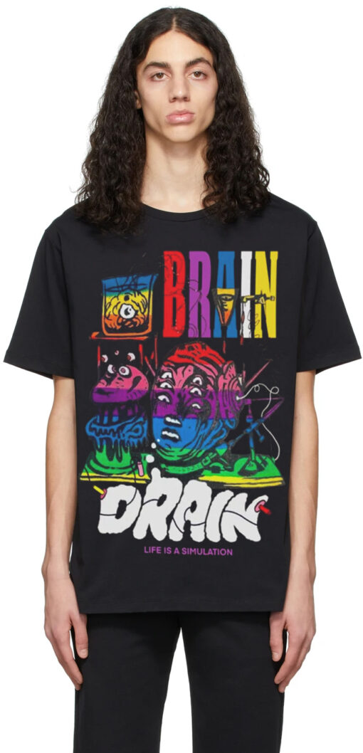 Drain Brain Oversized Drop T-Shirt