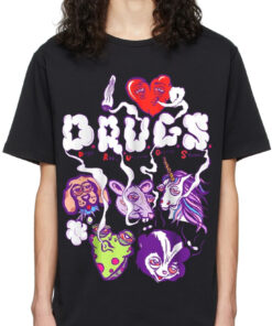 Drugs Oversized Drop T-Shirt