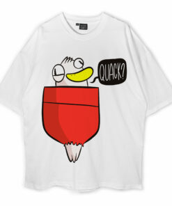 Duck In Pocket Oversized T-Shirt